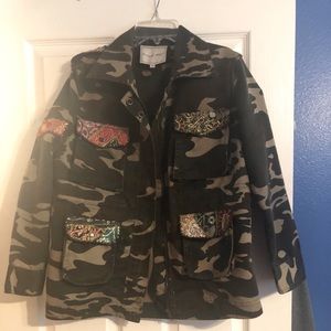 Camouflage Jacket- Embellished!